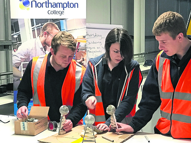 Apprentices show their skills in engineering challenge