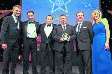 Excellence recognised at the AA Hospitality Awards