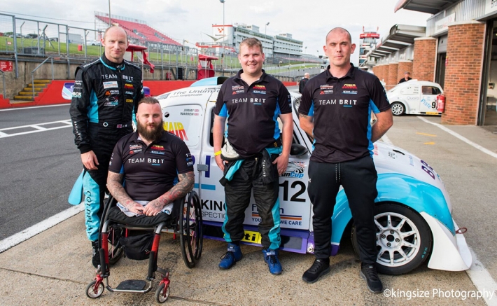 Manufacturer pledges support for disabled racing team