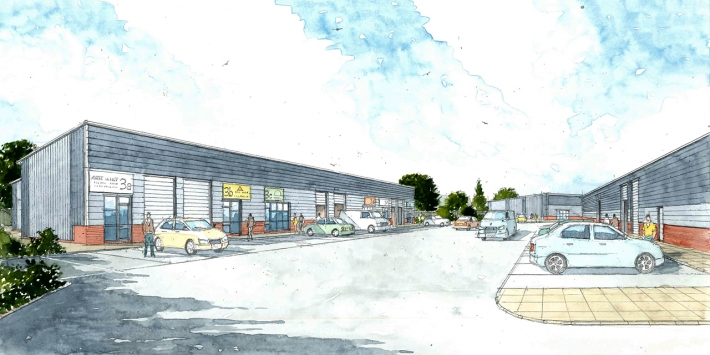 Work starts on-site for new industrial development