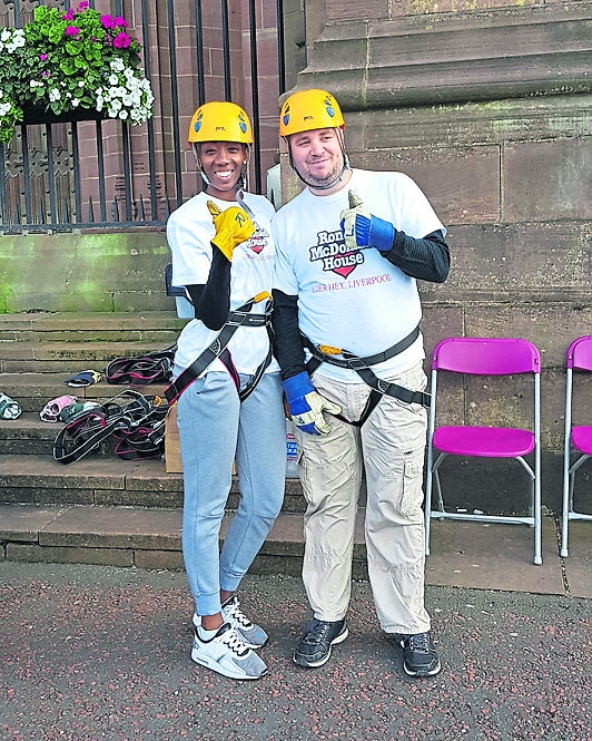 Scaling the heights for a good cause