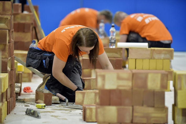 Bricks donation for skills showcase