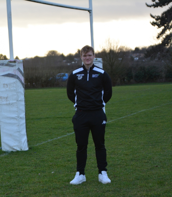 Rugby player selected for national training team