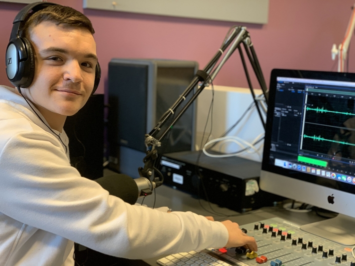 Radio student making waves