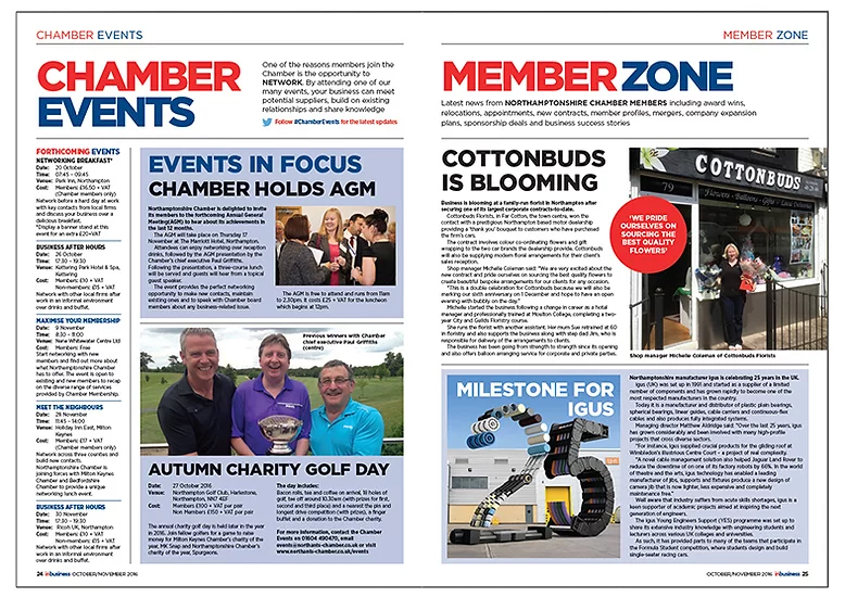 Chambers combine inbusiness membership magazines