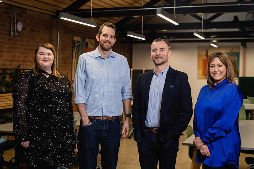 Management team ready to welcome tenants to Vulcan Works creative hub