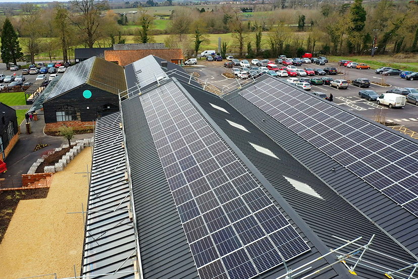 Garden centre goes solar to safeguard its future energy needs