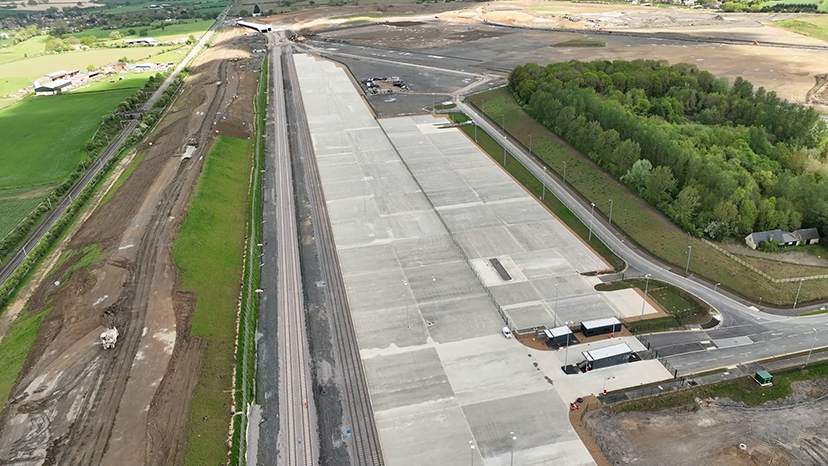 Network Rail completes connection work from main line to new SEGRO logistics park