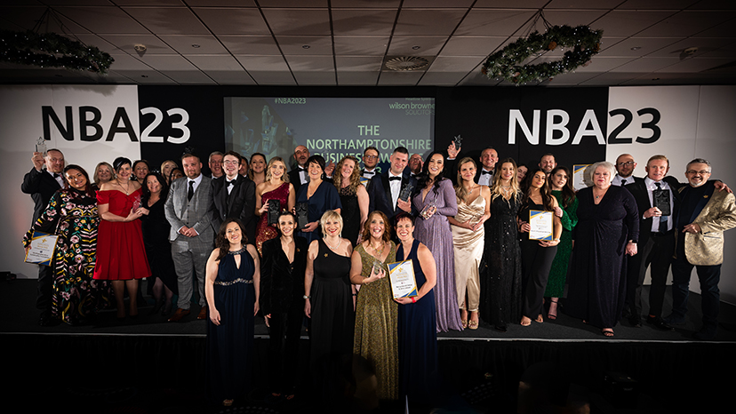 A night to remember: The winners are revealed at the Northamptonshire Business Awards