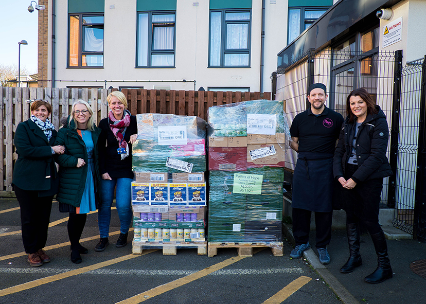 Delight as Pallets of Hope festive campaign smashes its fundraising target